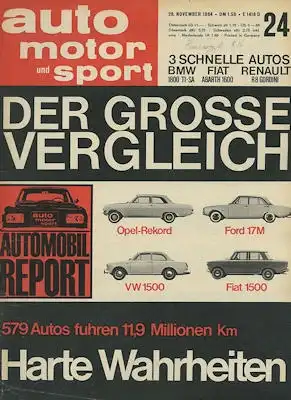 Auto, Motor & Sport 1964 Heft 24