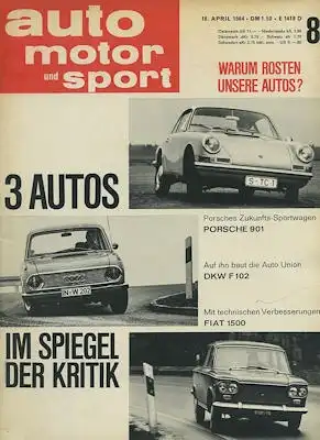 Auto, Motor & Sport 1964 Heft 8