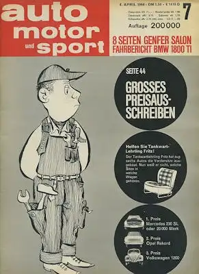 Auto, Motor & Sport 1964 Heft 7