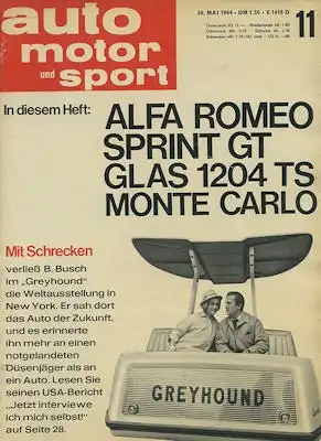 Auto, Motor & Sport 1964 Heft 11