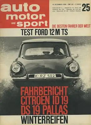 Auto, Motor & Sport 1964 Heft 25
