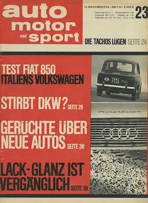 Auto, Motor & Sport 1964 Heft 23