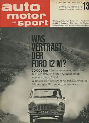Auto, Motor & Sport 1964 Heft 13