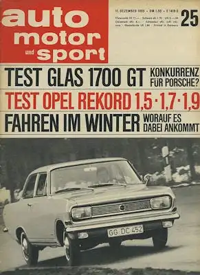 Auto, Motor & Sport 1965 Heft 25