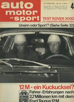 Auto, Motor & Sport 1965 Heft 4
