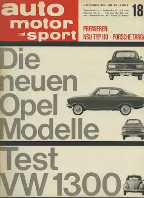 Auto, Motor & Sport 1965 Heft 18
