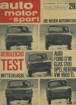 Auto, Motor & Sport 1965 Heft 26