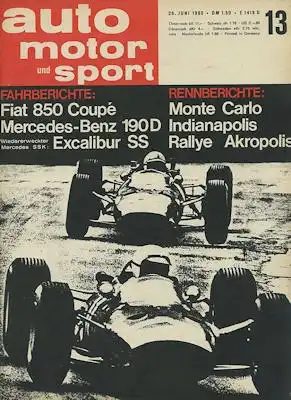Auto, Motor & Sport 1965 Heft 13