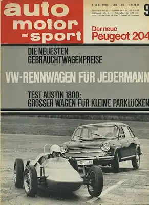 Auto, Motor & Sport 1965 Heft 9