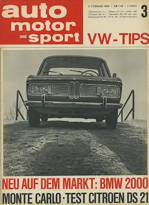 Auto, Motor & Sport 1966 Heft 3