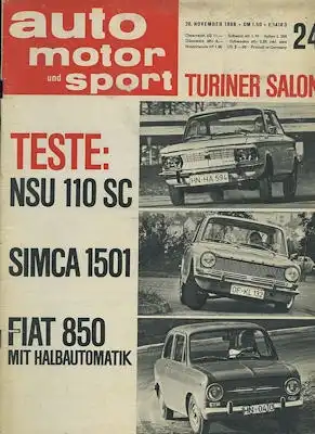 Auto, Motor & Sport 1966 Heft 24