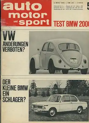 Auto, Motor & Sport 1966 Heft 5