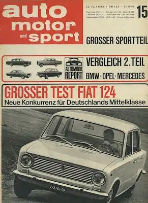 Auto, Motor & Sport 1966 Heft 15