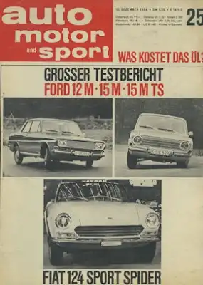 Auto, Motor & Sport 1966 Heft 25