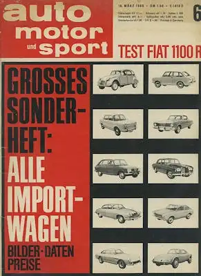 Auto, Motor & Sport 1966 Heft 6