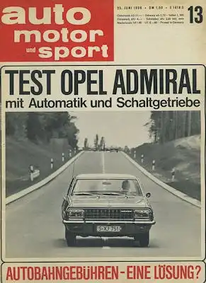 Auto, Motor & Sport 1966 Heft 13
