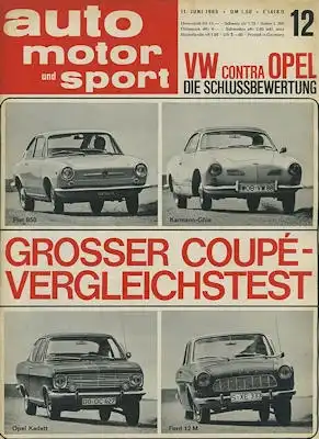 Auto, Motor & Sport 1966 Heft 12