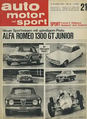 Auto, Motor & Sport 1966 Heft 21