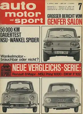 Auto, Motor & Sport 1966 Heft 7