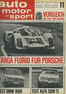 Auto, Motor & Sport 1966 Heft 11