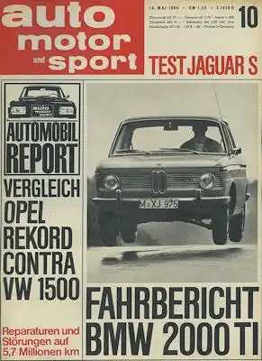 Auto, Motor & Sport 1966 Heft 10