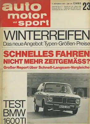 Auto, Motor & Sport 1967 Heft 23
