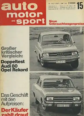 Auto, Motor & Sport 1967 Heft 15