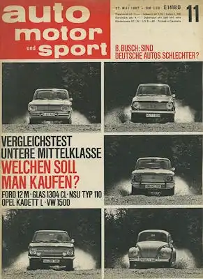 Auto, Motor & Sport 1967 Heft 11