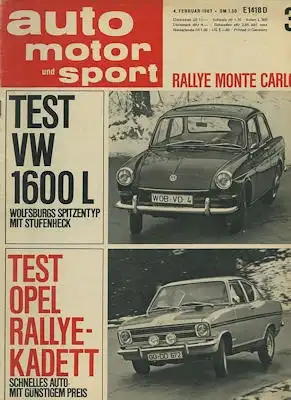 Auto, Motor & Sport 1967 Heft 3