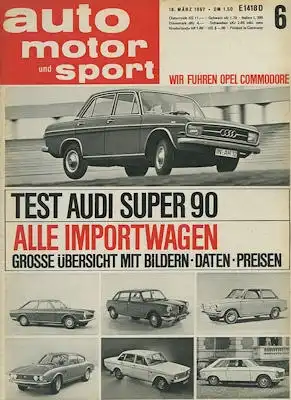 Auto, Motor & Sport 1967 Heft 6