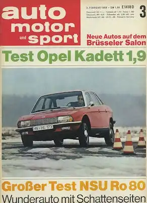Auto, Motor & Sport 1968 Heft 3