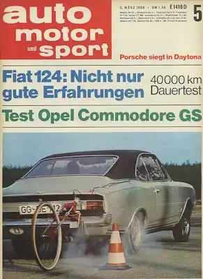 Auto, Motor & Sport 1968 Heft 5
