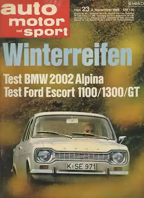 Auto, Motor & Sport 1968 Heft 23