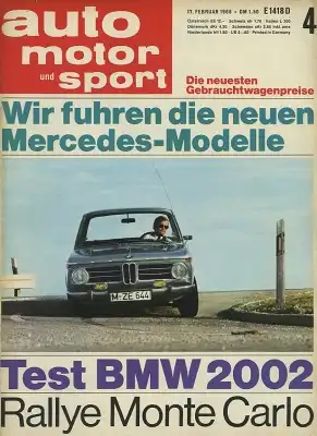 Auto, Motor & Sport 1968 Heft 4