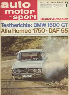 Auto, Motor & Sport 1968 Heft 7