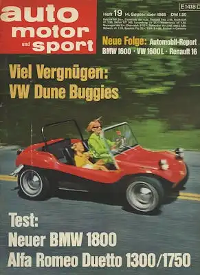 Auto, Motor & Sport 1968 Heft 19