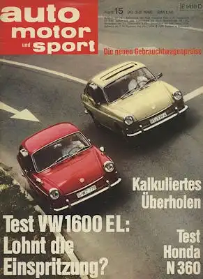Auto, Motor & Sport 1968 Heft 15