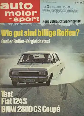 Auto, Motor & Sport 1969 Heft 5