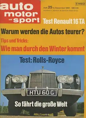 Auto, Motor & Sport 1969 Heft 25