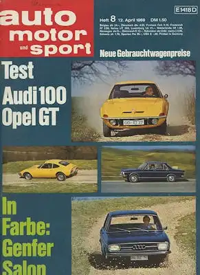 Auto, Motor & Sport 1969 Heft 8