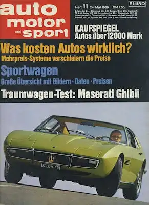 Auto, Motor & Sport 1969 Heft 11