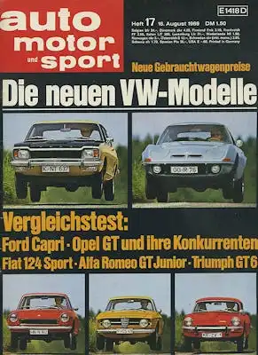 Auto, Motor & Sport 1969 Heft 17