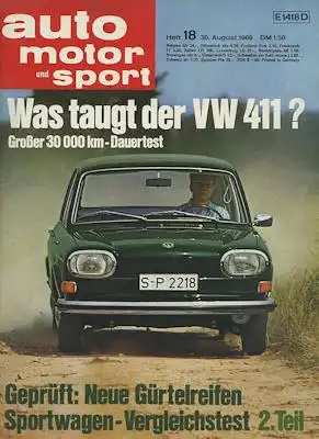 Auto, Motor & Sport 1969 Heft 18