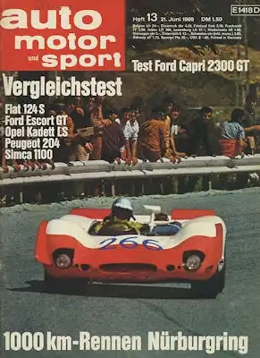 Auto, Motor & Sport 1969 Heft 13