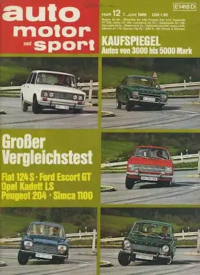 Auto, Motor & Sport 1969 Heft 12