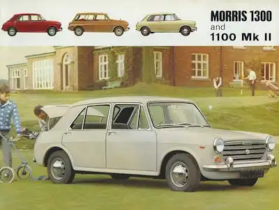 Morris 1300 Super de Luxe / 1100 Mk II de Luxe Prospekt 12.1969