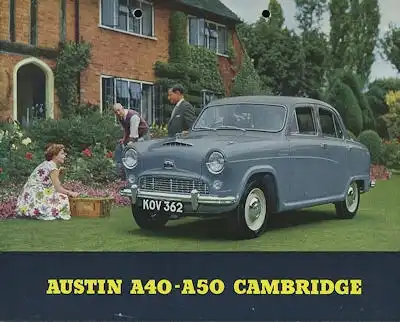 Austin A 40 / 50 Cambridge Prospekt ca. 1954 f