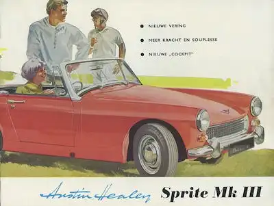 Austin Healey Sprite MK III Prospekt 1965 nl