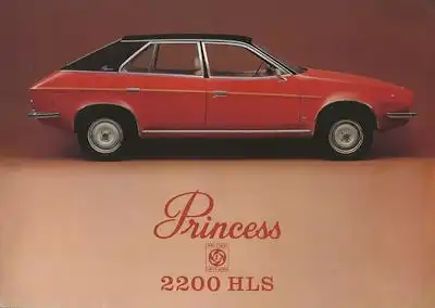 British Leyland Princess 2200 HLS Prospekt ca. 1976