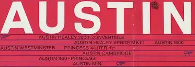 Austin Programm ca. 1966